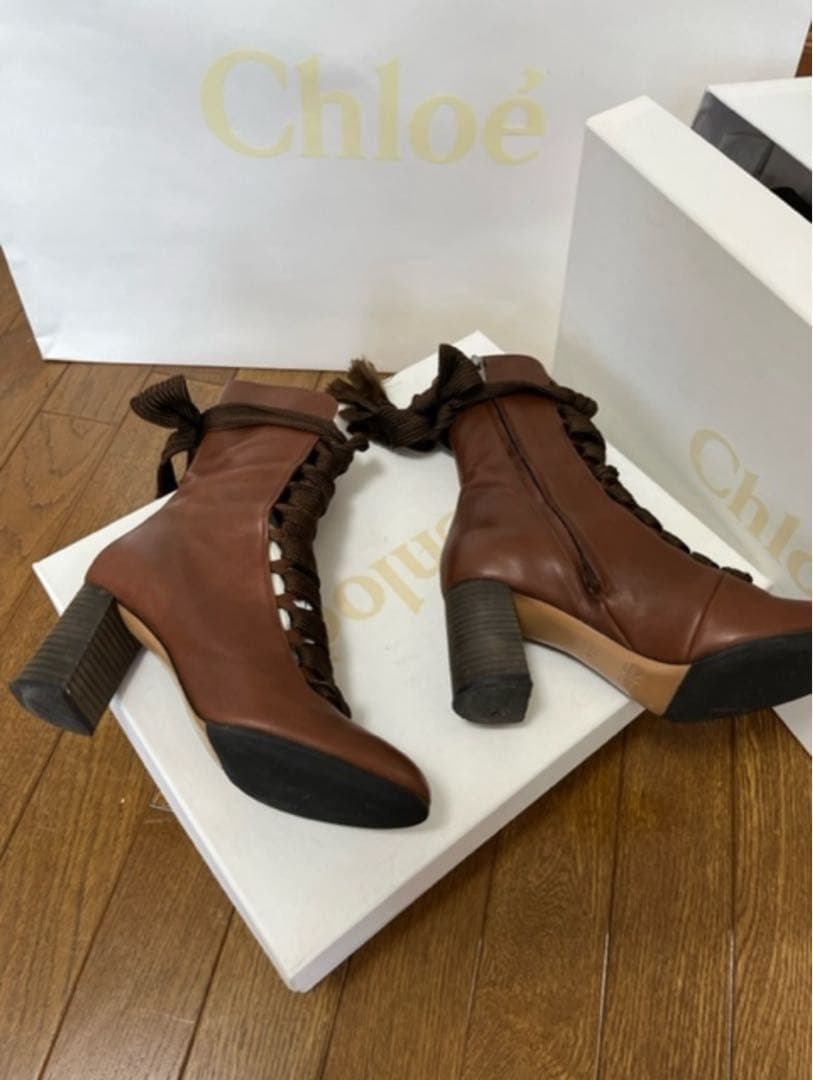 18万円　美品　クロエ　CHLOE ブーツ 靴 サイズ　36ハーフ