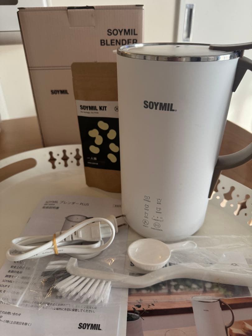 【豆乳メーカー】ソイミル　SOYMILブレンダー➕ 大豆（一人娘）