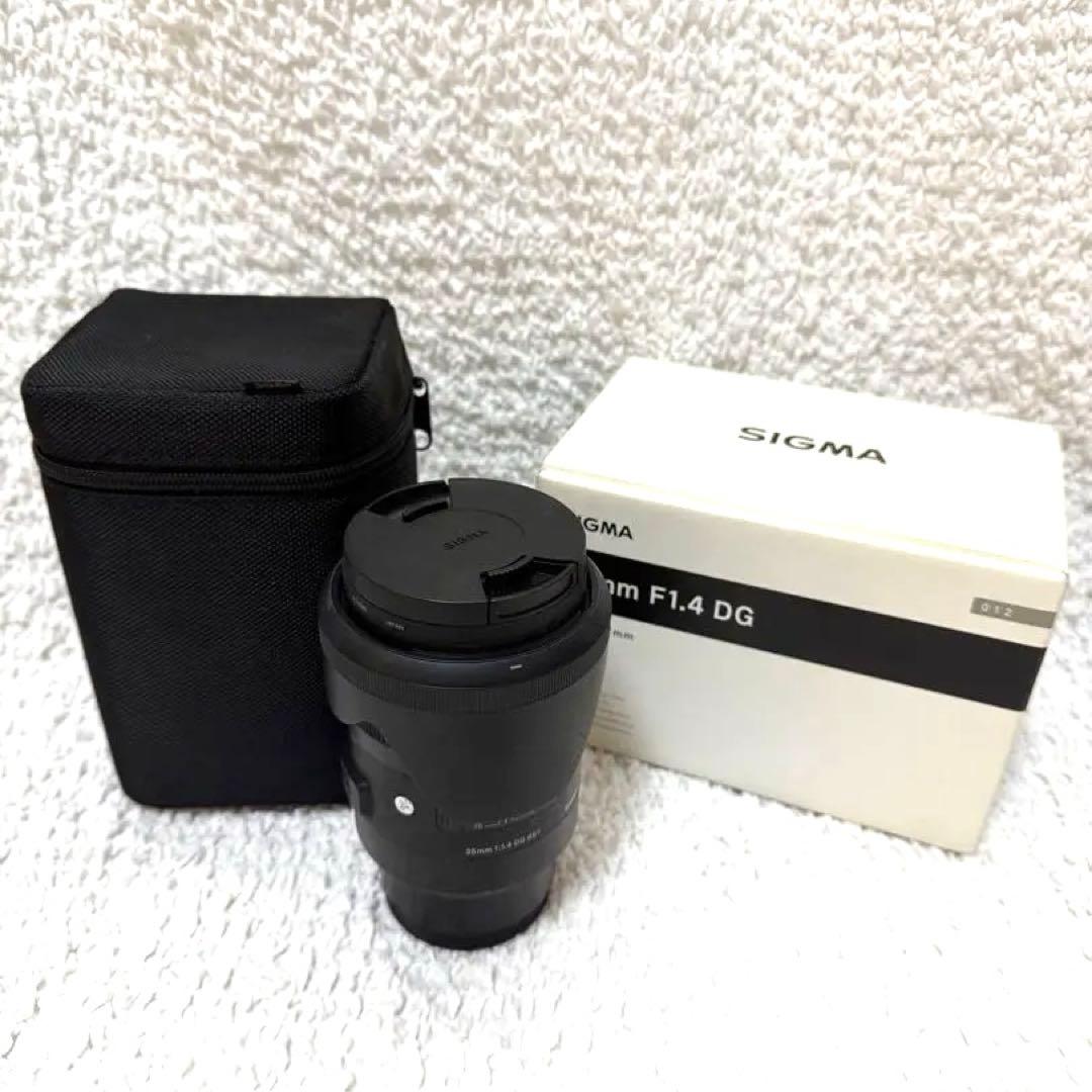 美品　SIGMA Art 35mm F1.4 EマウントNDフィルター付