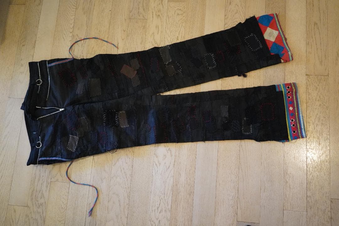 ポ*】様 超希少UNDERCOVER　scab パッチワークパンツ