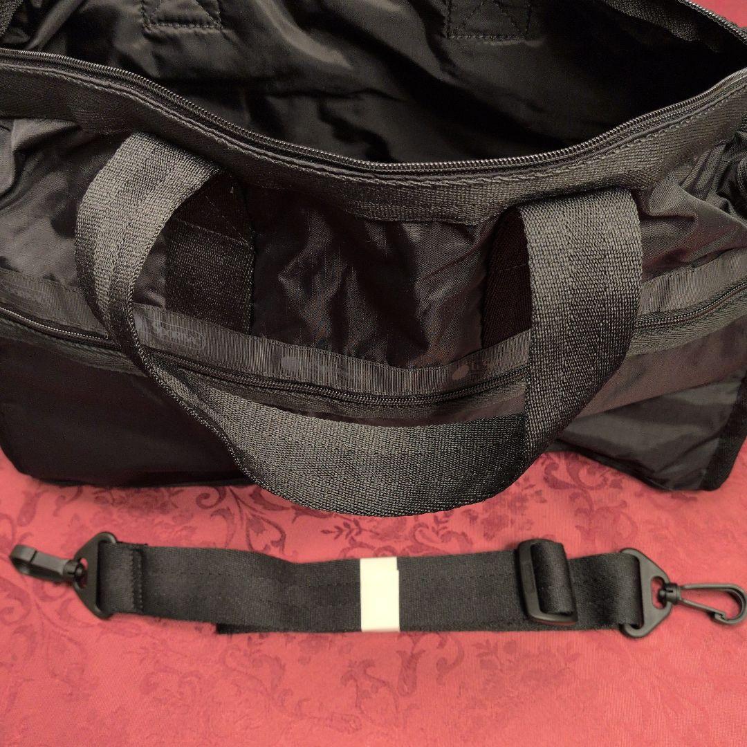 LESPORTSAC ブラックボストンバッグ