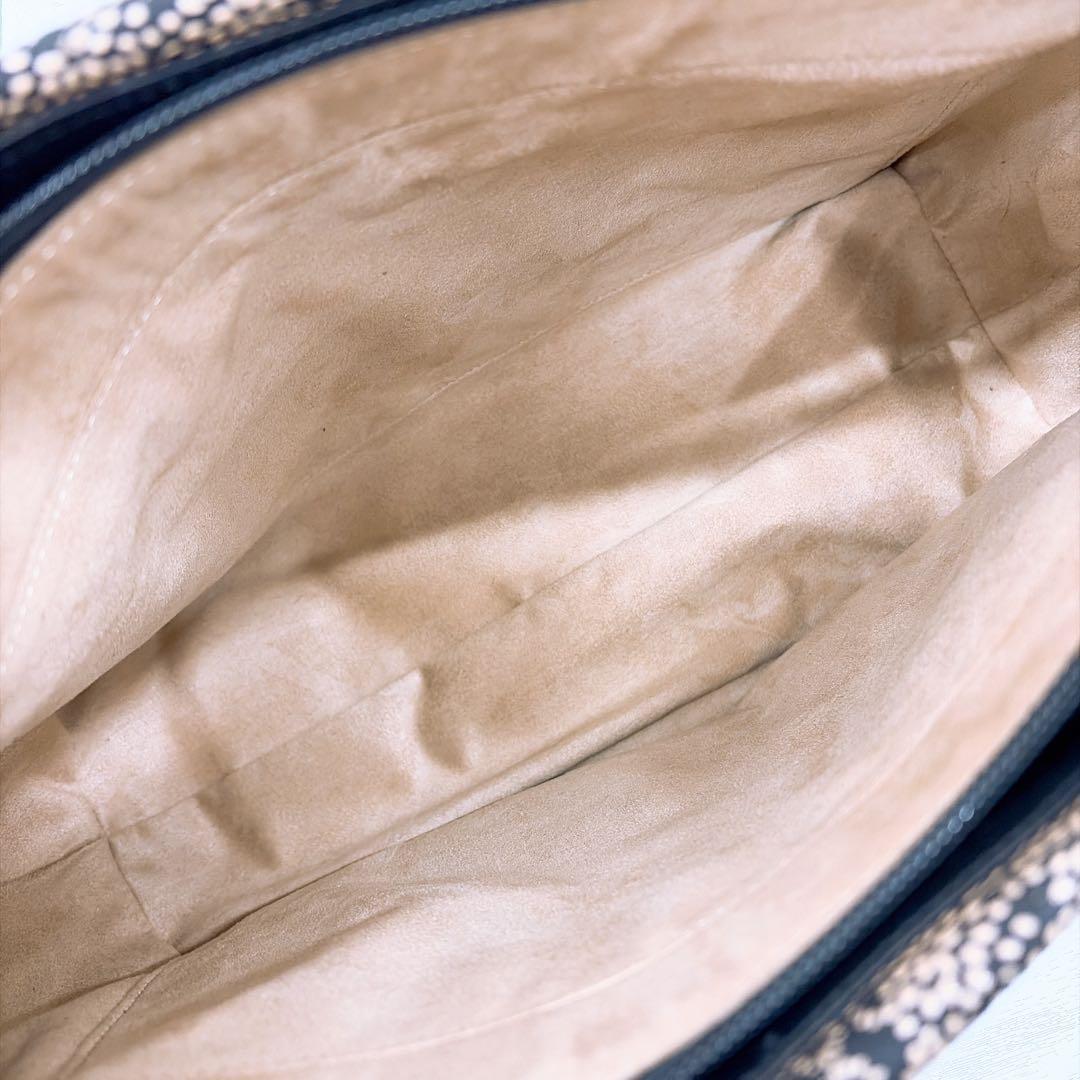 【shino】印傳 バッグ ショルダーバッグ ハンドバッグ 2WAY 柄