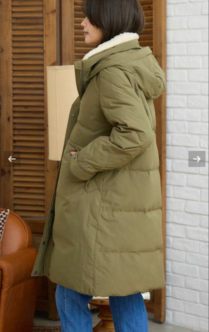 ゴールデンベア　ファー付きダウンコート本日お値下げ