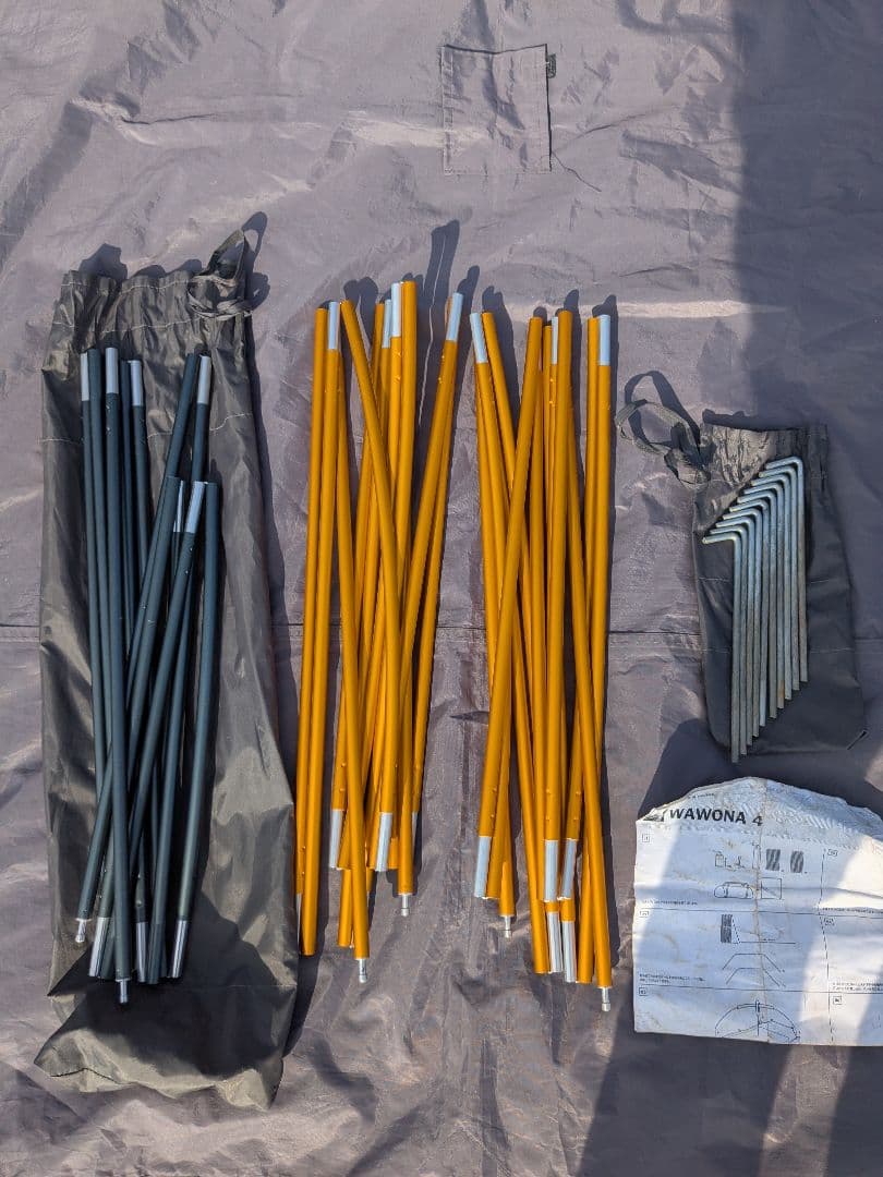 ノースフェイス　WAWONA4　ワオナ4　専用フットプリント付き　テント