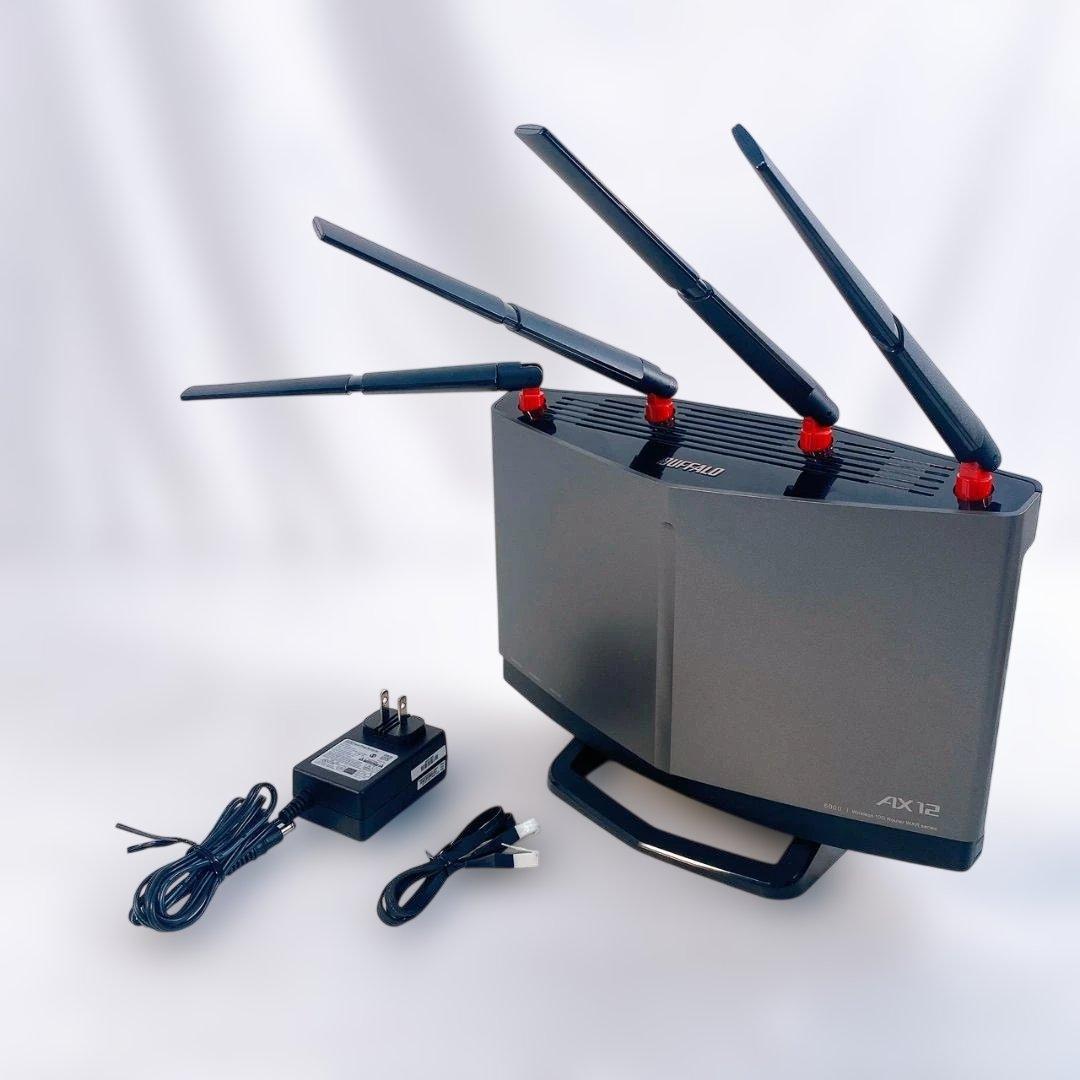 バッファロー Wi-Fi6無線LANルーター WXR-6000AX12S