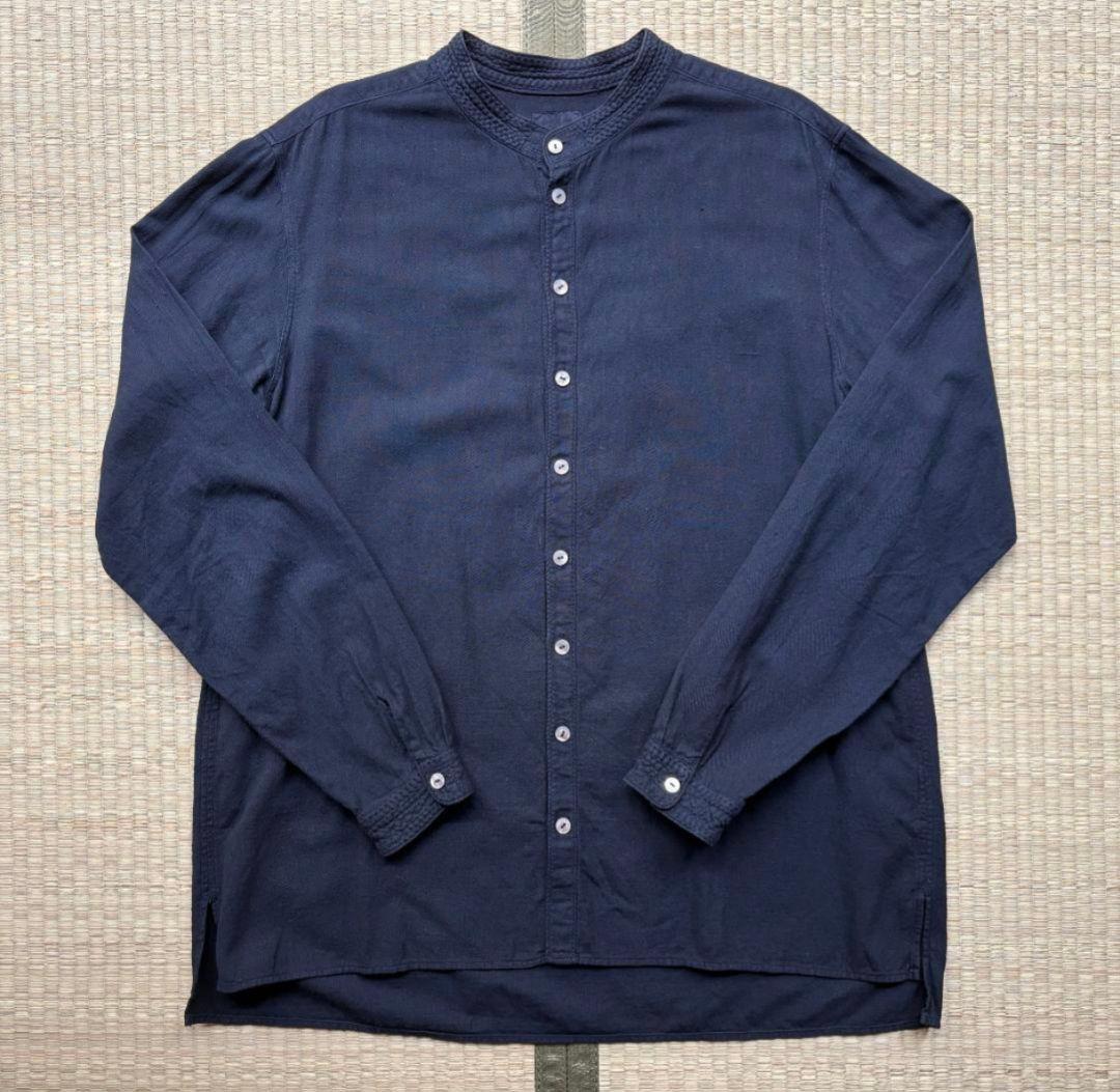 MITTAN カディシャツ2 補強 藍x阿仙 サイズ4