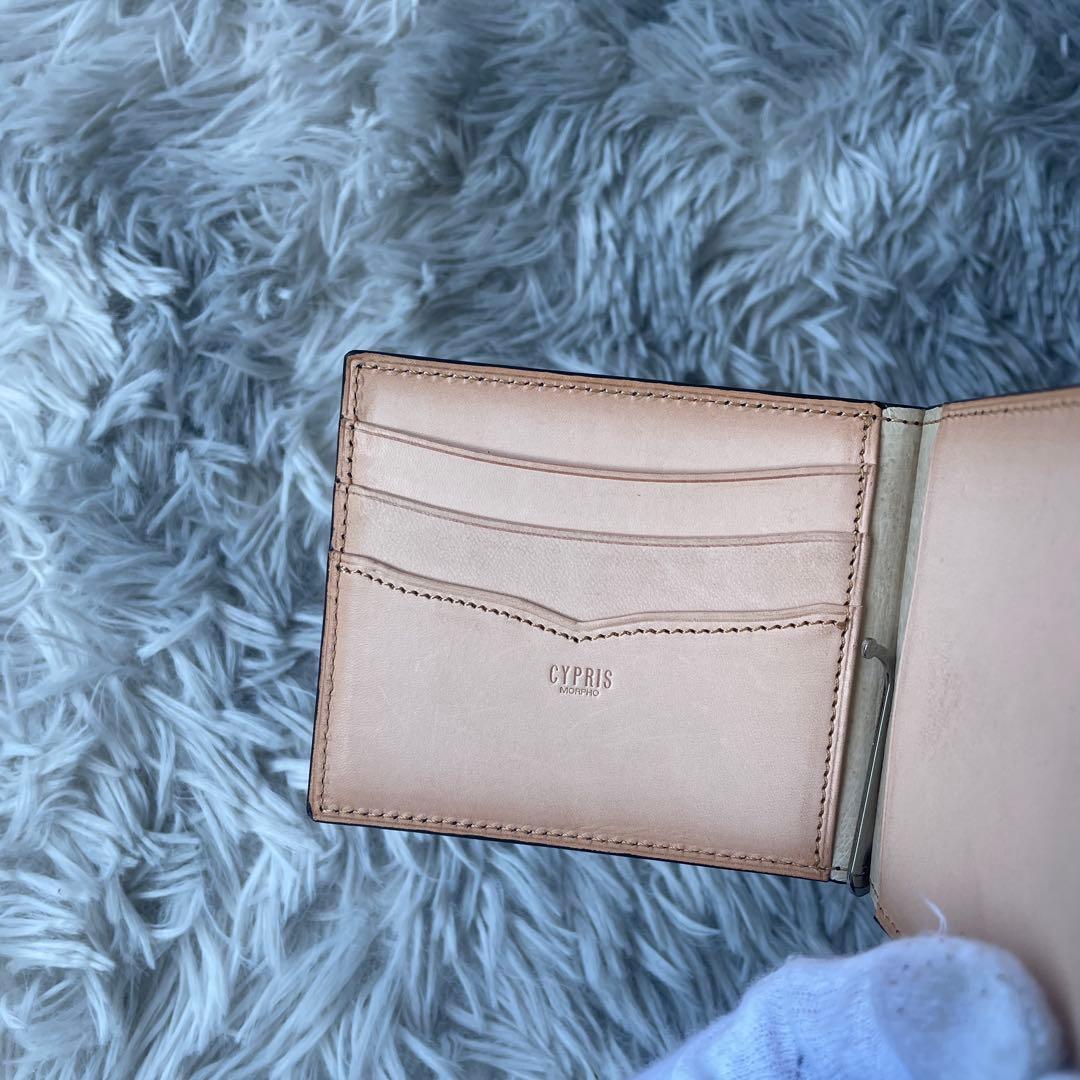 【未使用級】キプリス マネークリップ コードバン ブラック