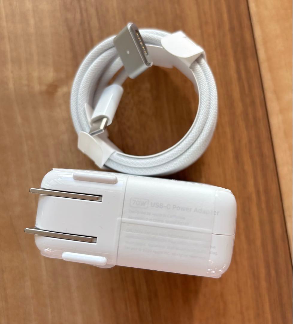 Apple 純正 【新品未使用】 70W USB-C電源アダプタとケーブルセット
