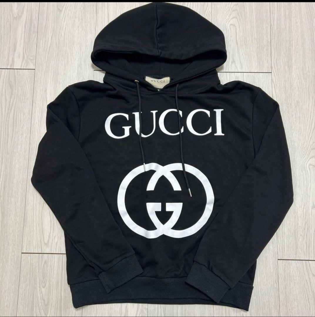 K*U様 GUCCI ブラック パーカー