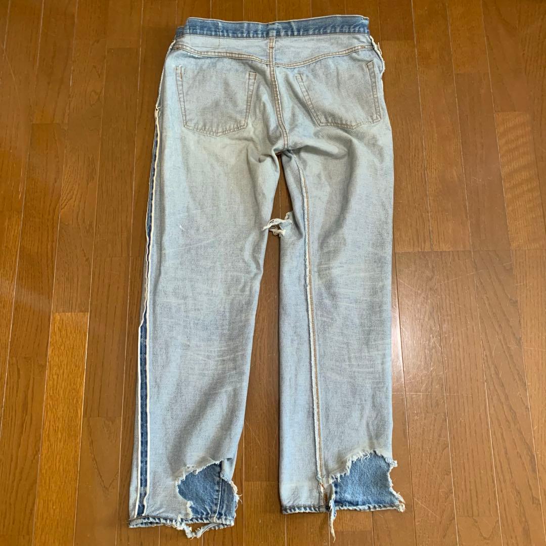 リーバイス 66後期 501 ボタン裏6 赤耳 ヴィンテージ デニム リペアなし