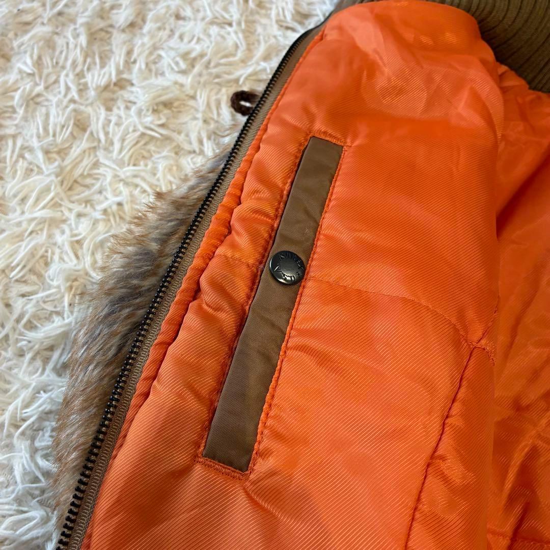 アヴィレックス N-2B ミリタリージャケット ファー M