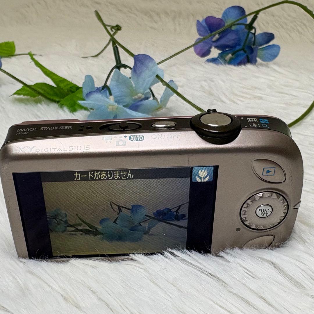 Canon IXY 510IS PC1356 充電器　ピンク コンデジ　動作品