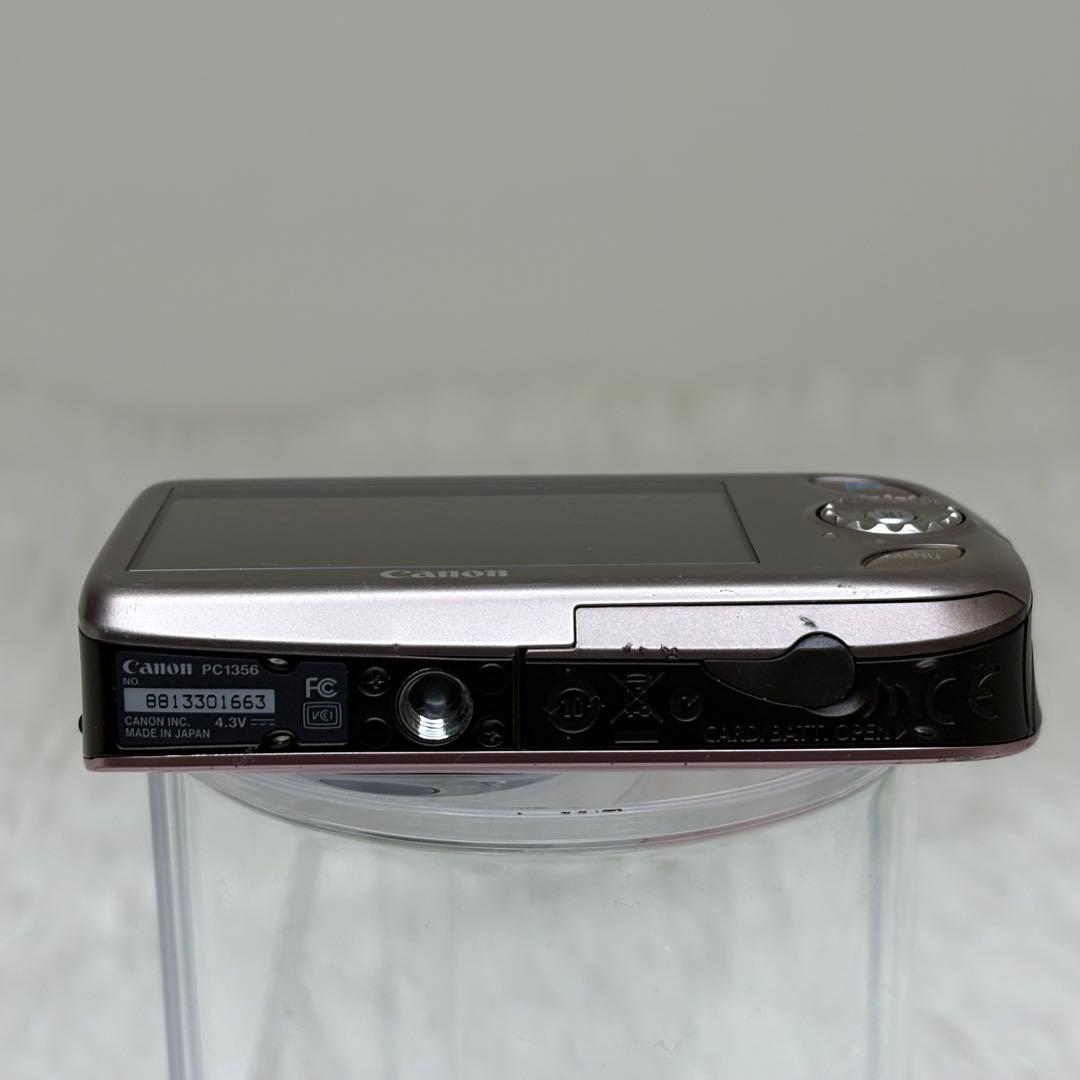 Canon IXY 510IS PC1356 充電器　ピンク コンデジ　動作品