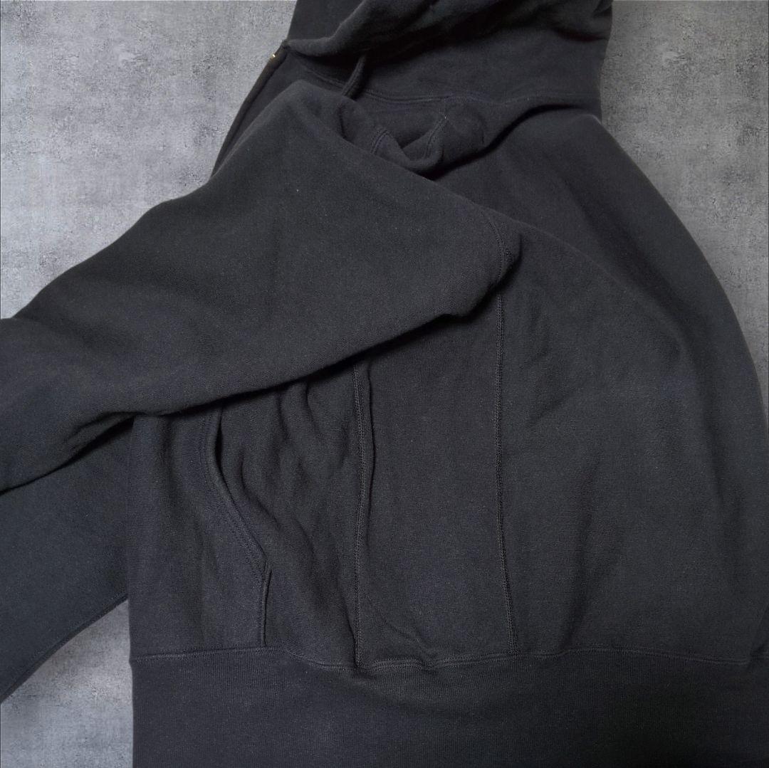 美品✨チャンピオン USA製 赤タグ リバースウィーブ パーカー XL 黒