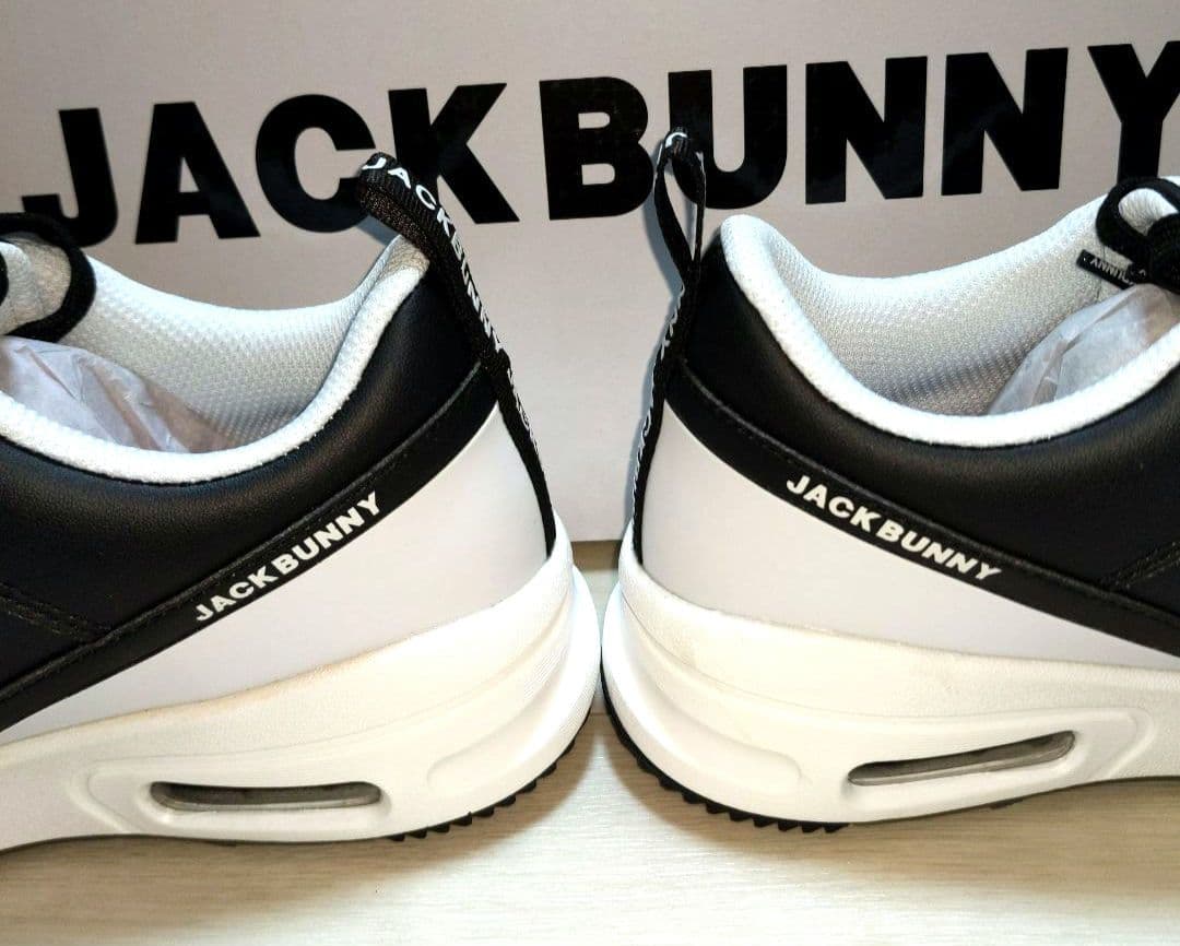 再再再値下げ新品　ジャックバニー　シューズ23.5cm黒ブラック定価22000円