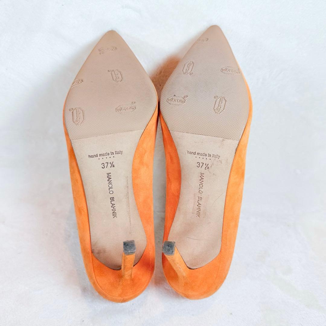 【美品】MANOLO BLAHNIK マノロブラニク スエード パンプス