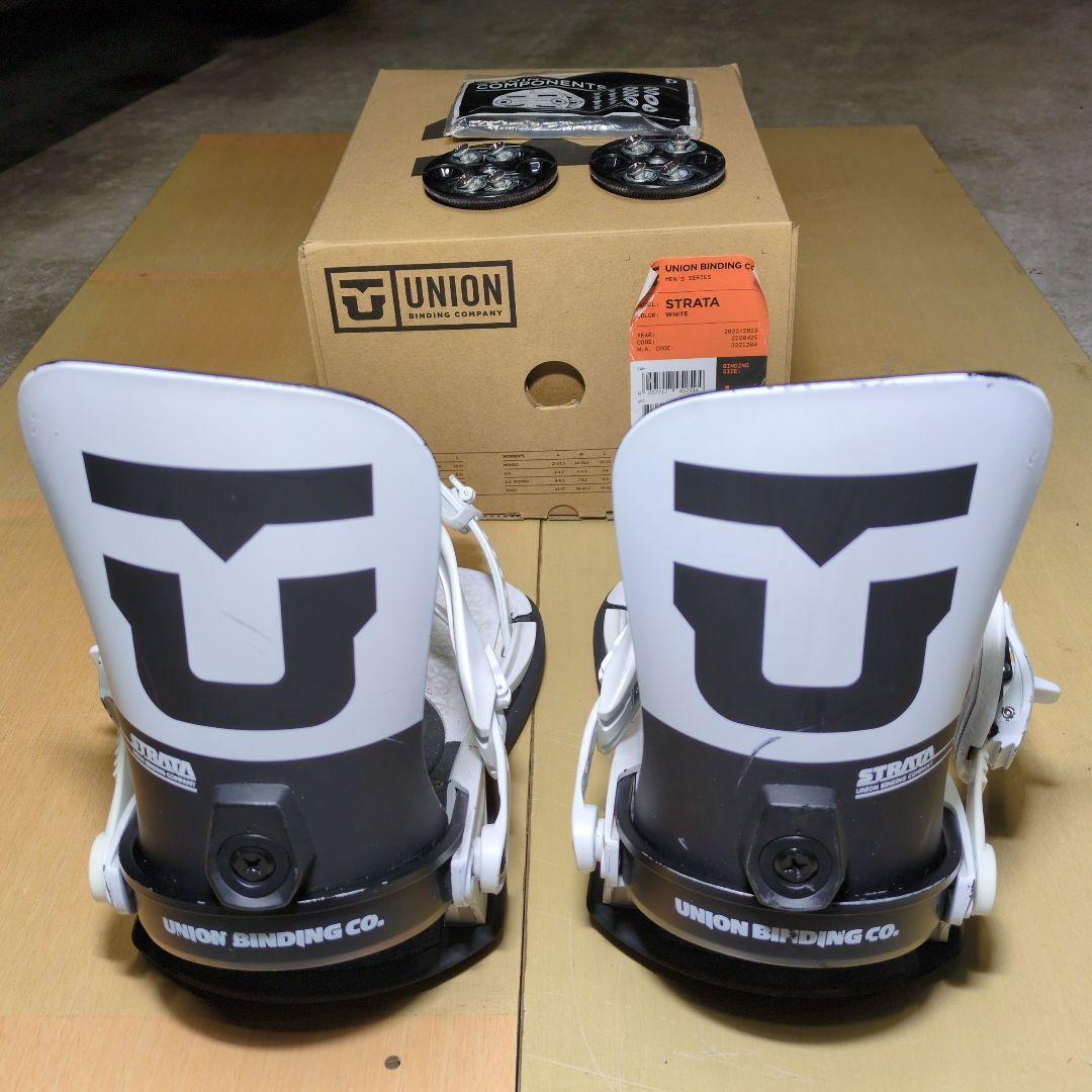UNION STRATA ビンディング ホワイト Lサイズ