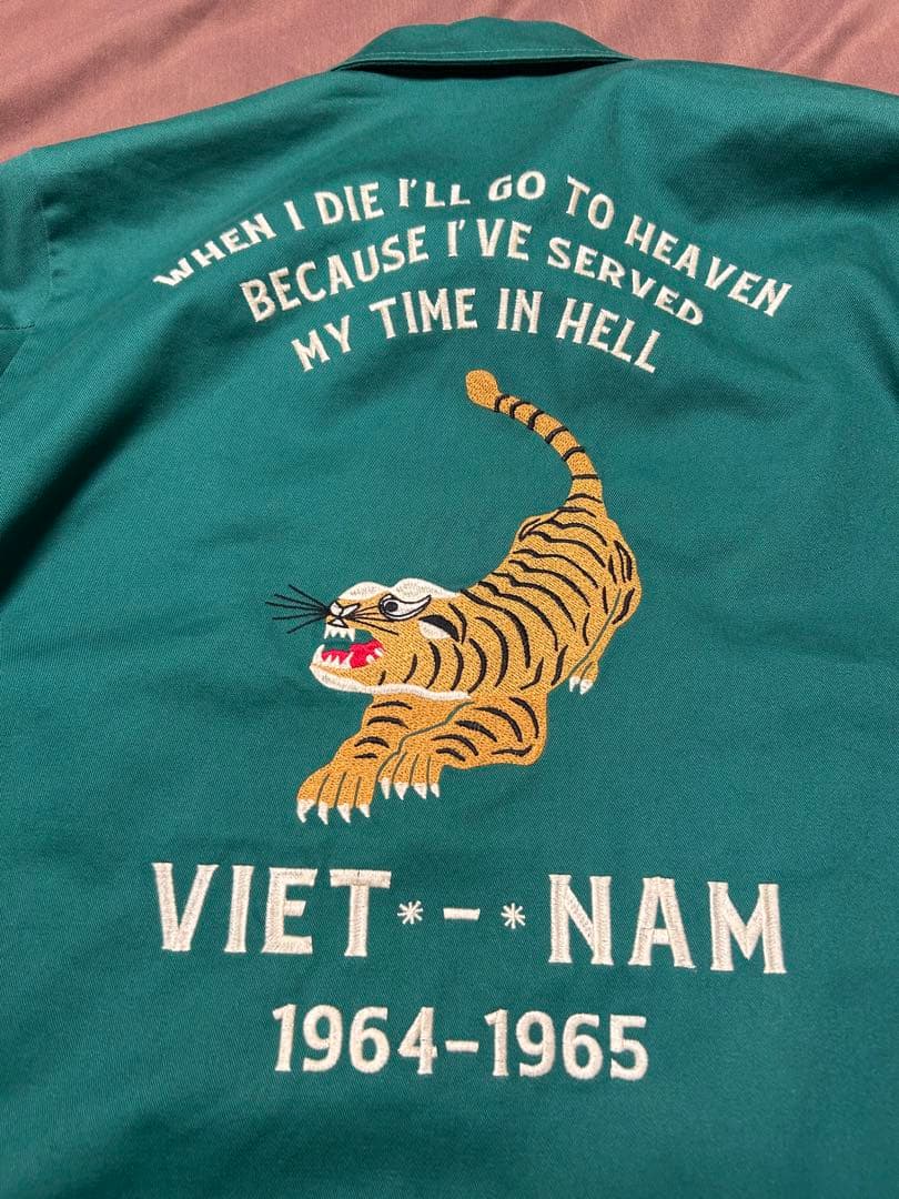 HOUSTON ヒューストン ベトジャン タイガー ターコイズグリーン