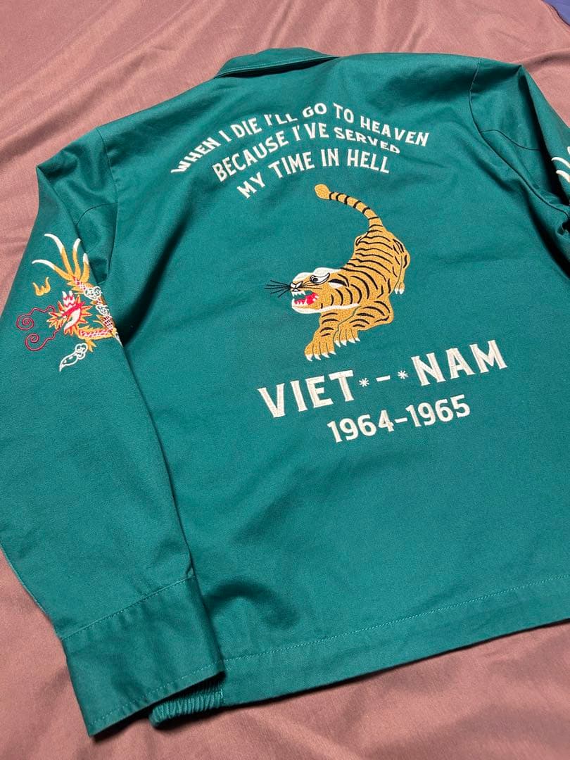 HOUSTON ヒューストン ベトジャン タイガー ターコイズグリーン