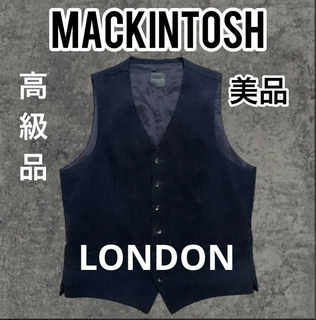 や*パ様 マッキントッシュロンドン　ジレ（ベスト）試着程度の美品最高級三越伊勢丹