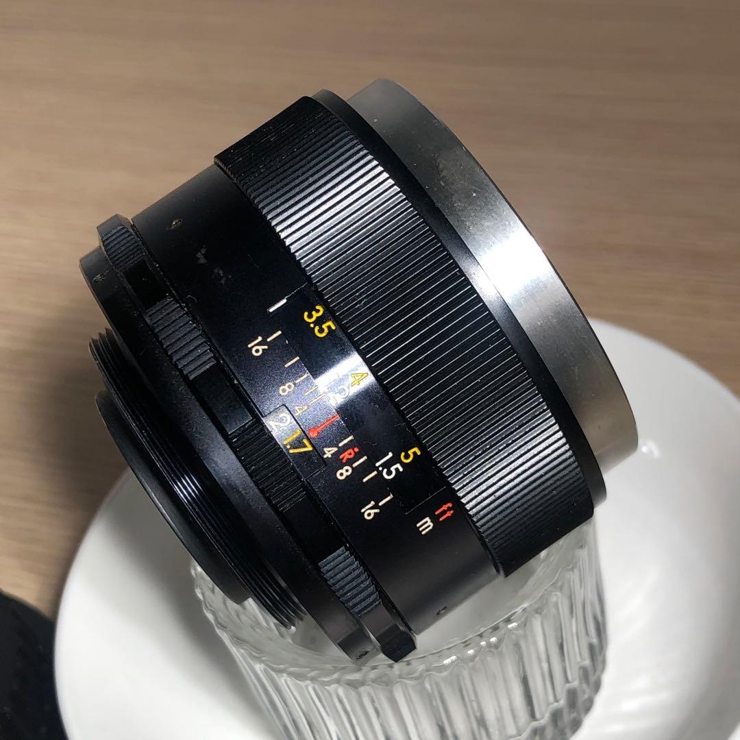 レンズ(単焦点) YASHICA AUTO YASHINON DX 50mm f1.7 m42
