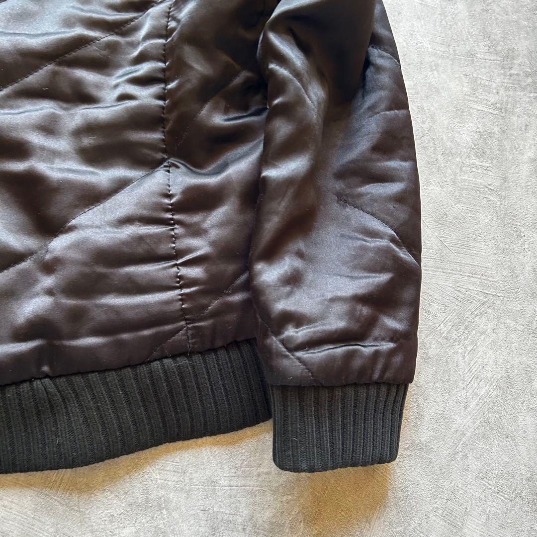 ジャケット・アウター grunge hood fur down jacket y2k black