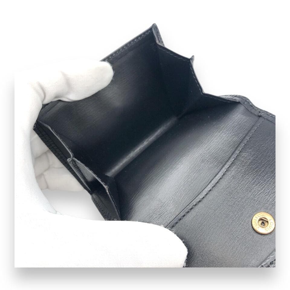 【美品】ルイヴィトン エピ ポルトモネ サーンプル ケース ブラック