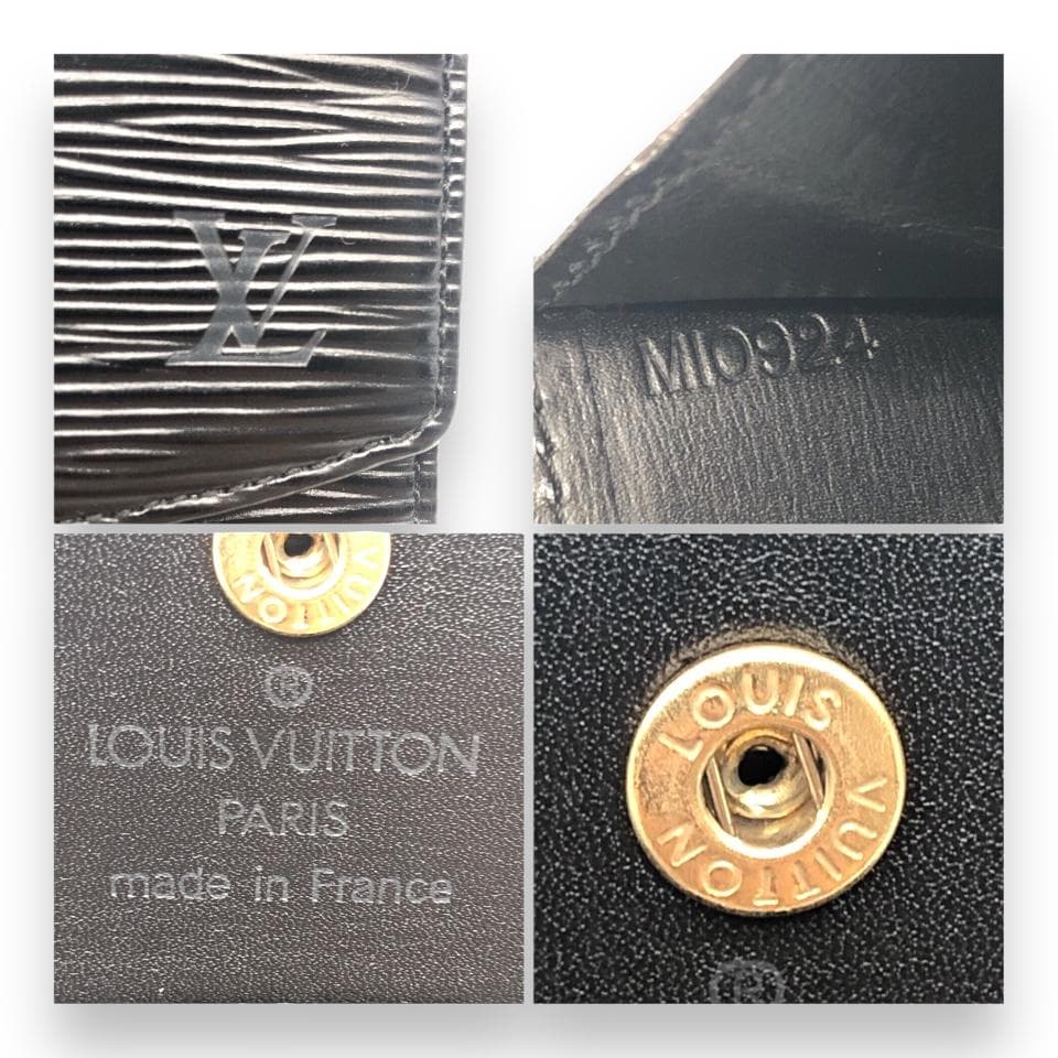 【美品】ルイヴィトン エピ ポルトモネ サーンプル ケース ブラック