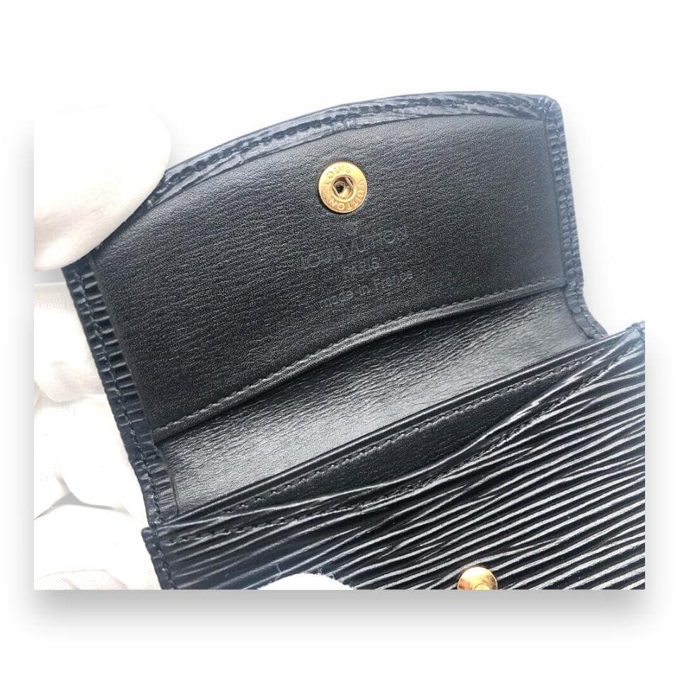 【美品】ルイヴィトン エピ ポルトモネ サーンプル ケース ブラック