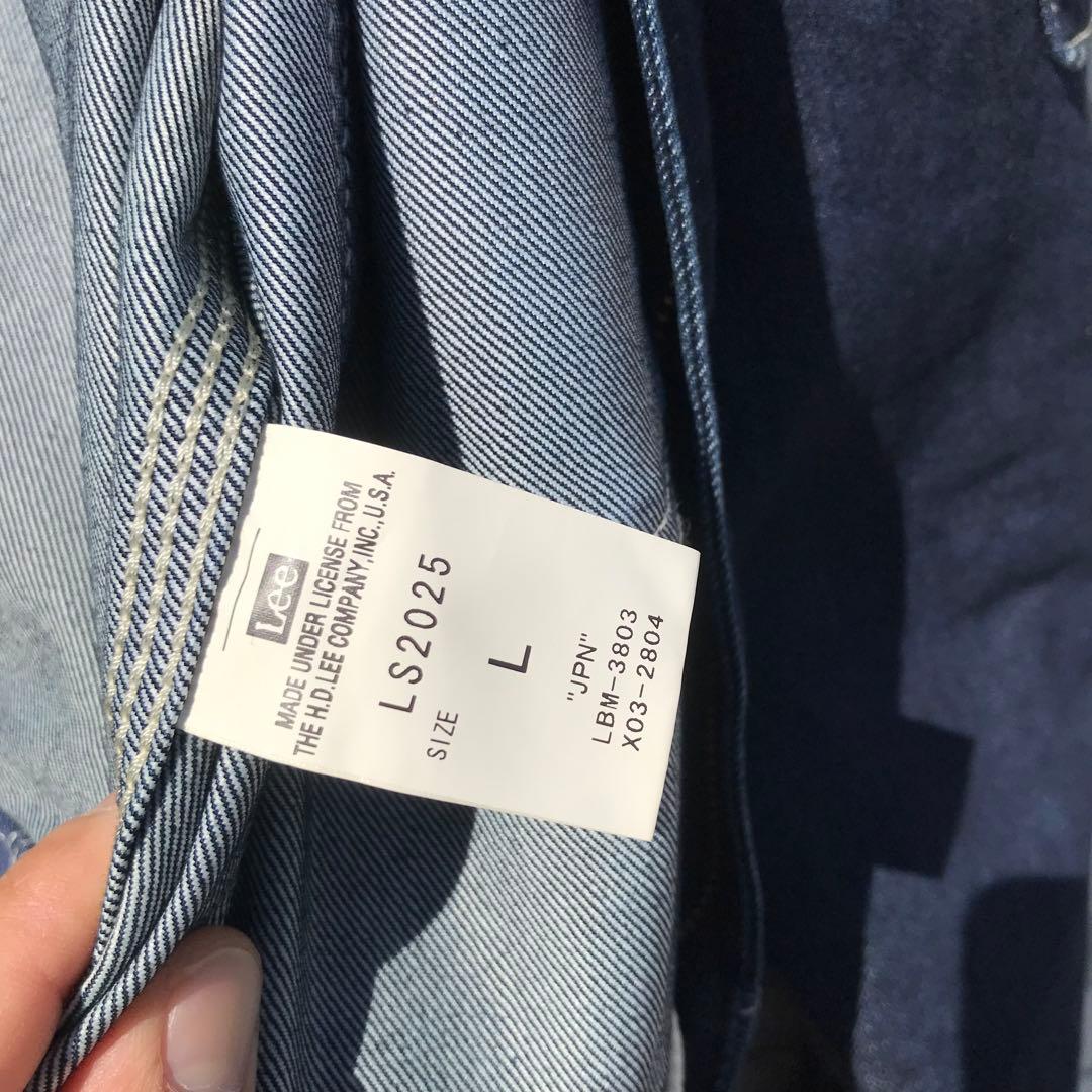 リー　オールインワン　つなぎ　L　インディゴ