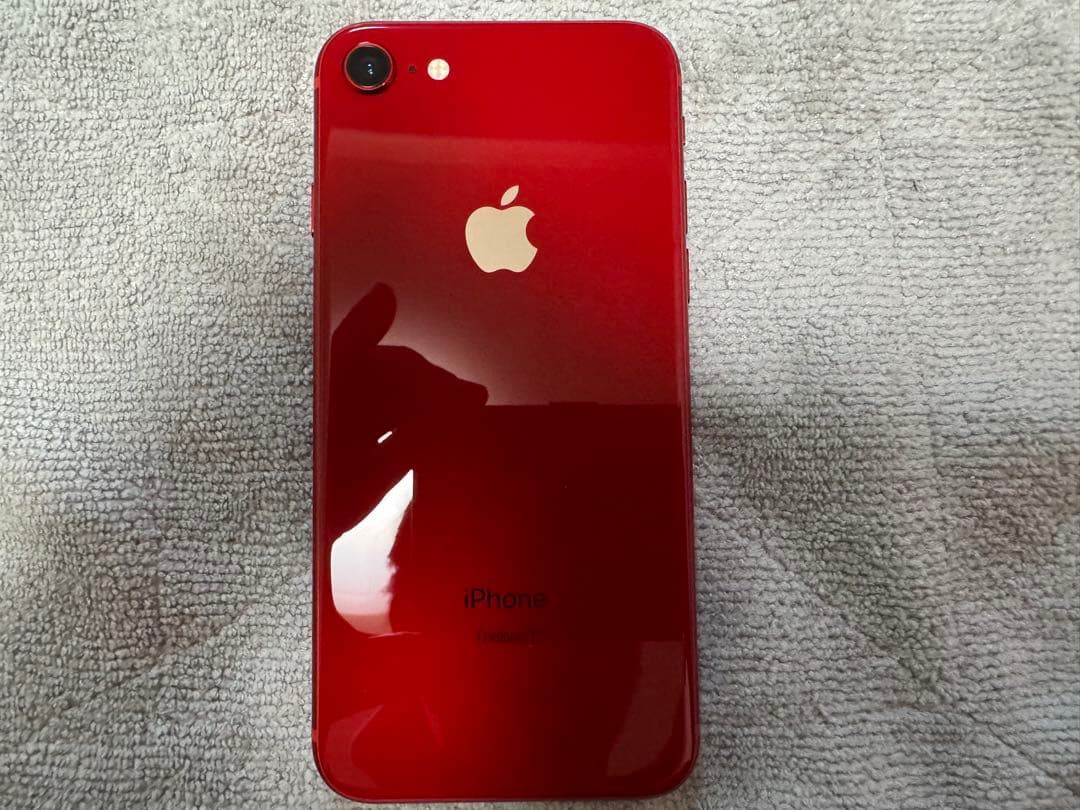 10月13日迄出品 美品 iPhone8 PRODUCT RED 256GB