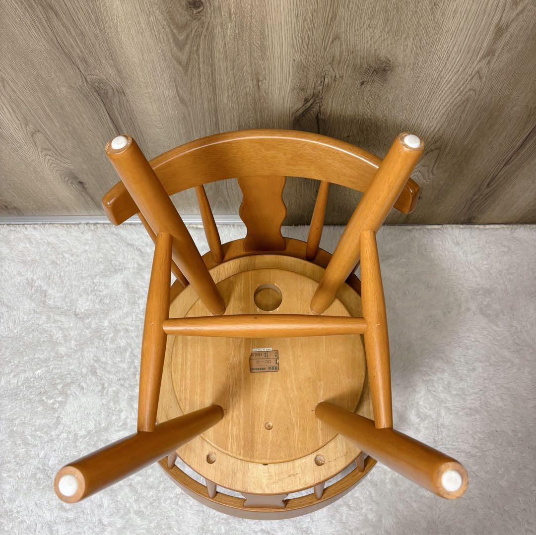 極美品　飛騨産業　回転椅子 ダイニングチェア 2脚セット　送料込み