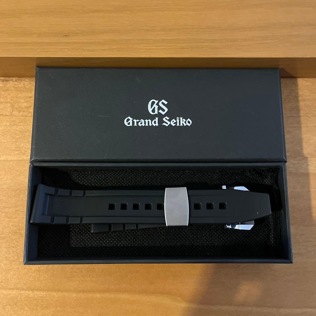グランドセイコー GRAND SEIKO 時計用 ラバーベルト 22mm 黒
