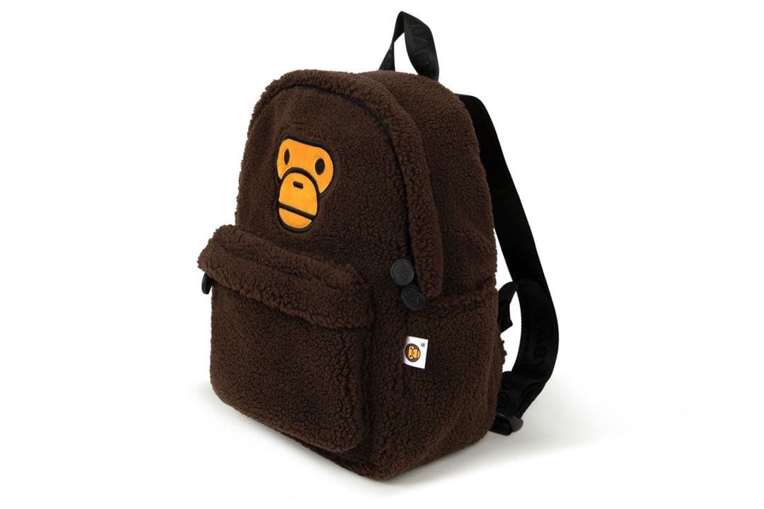 バッグ BAPE BABY MILO MINI FAUX FUR BACKPACK