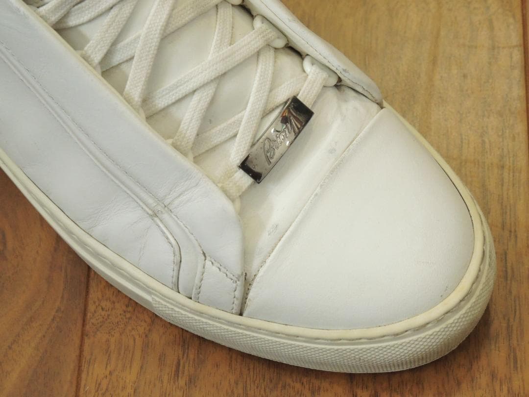 ブリオーニ　Brioni　レザースニーカー　6　JP24.5　最高級モデル10万