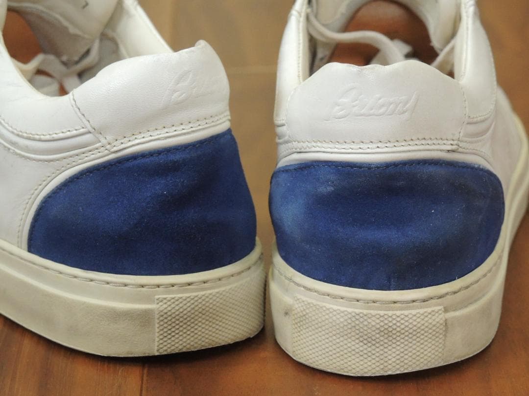 ブリオーニ　Brioni　レザースニーカー　6　JP24.5　最高級モデル10万