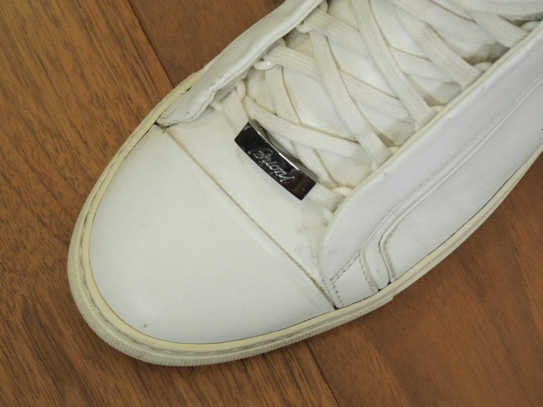 ブリオーニ　Brioni　レザースニーカー　6　JP24.5　最高級モデル10万