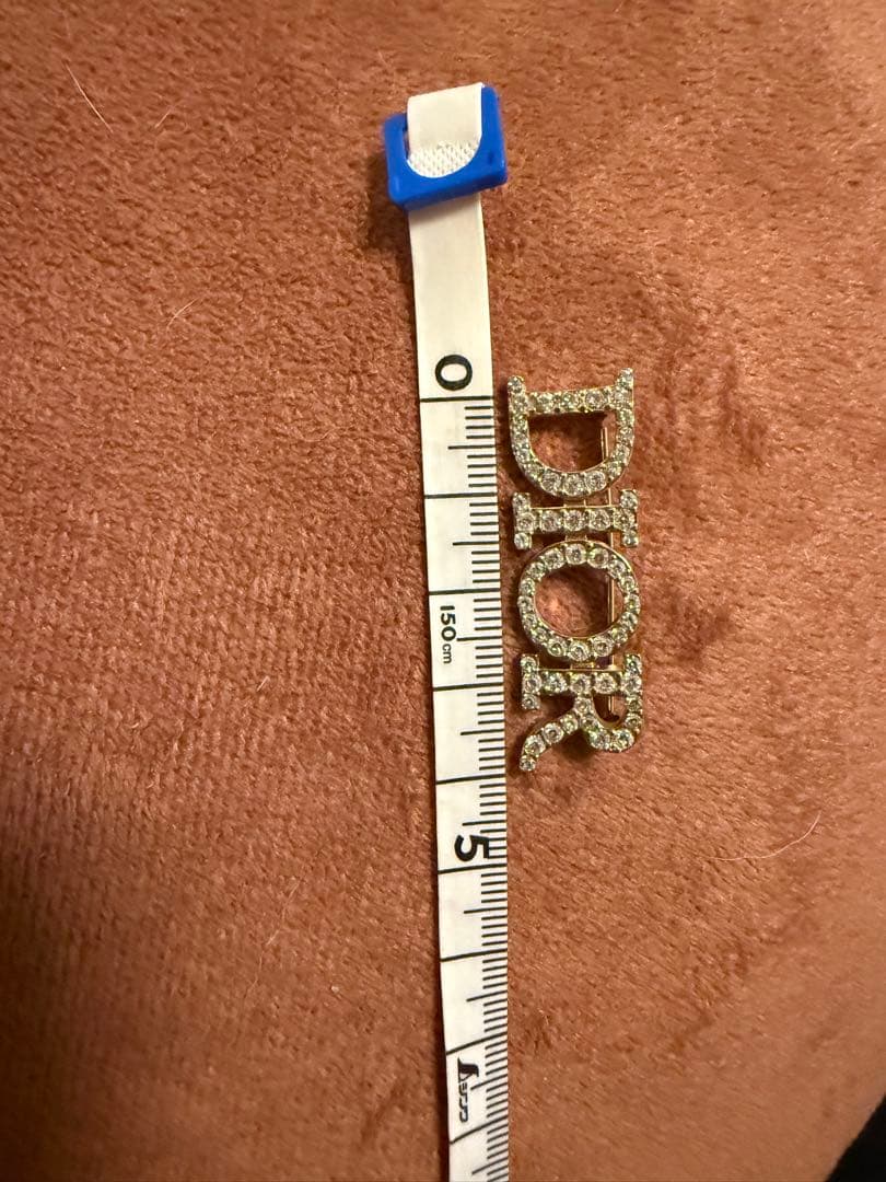 ディオール　ブローチ　美品　キラキラ