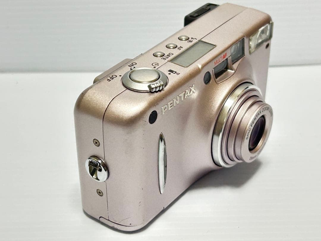 437 完動品 PENTAX ESPIO120SWⅡ フィルムカメラ ピンク