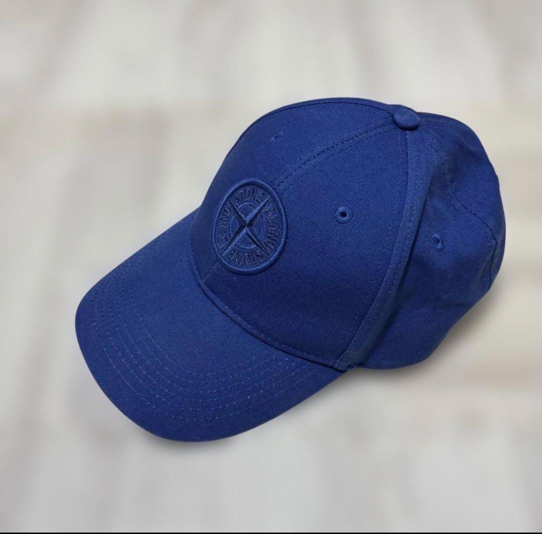 STONE  ネイビーキャップ XL ストーンアイランド ブルー 青