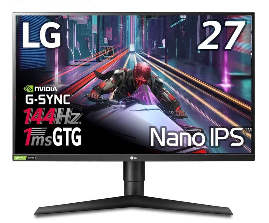 LG UltraGear WQHD 27インチ IPS 144Hz