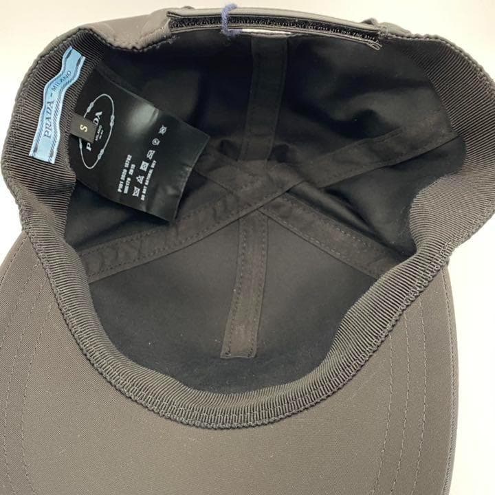 PRADA（プラダ） ナイロンキャップ 帽子 ブラック Sサイズ