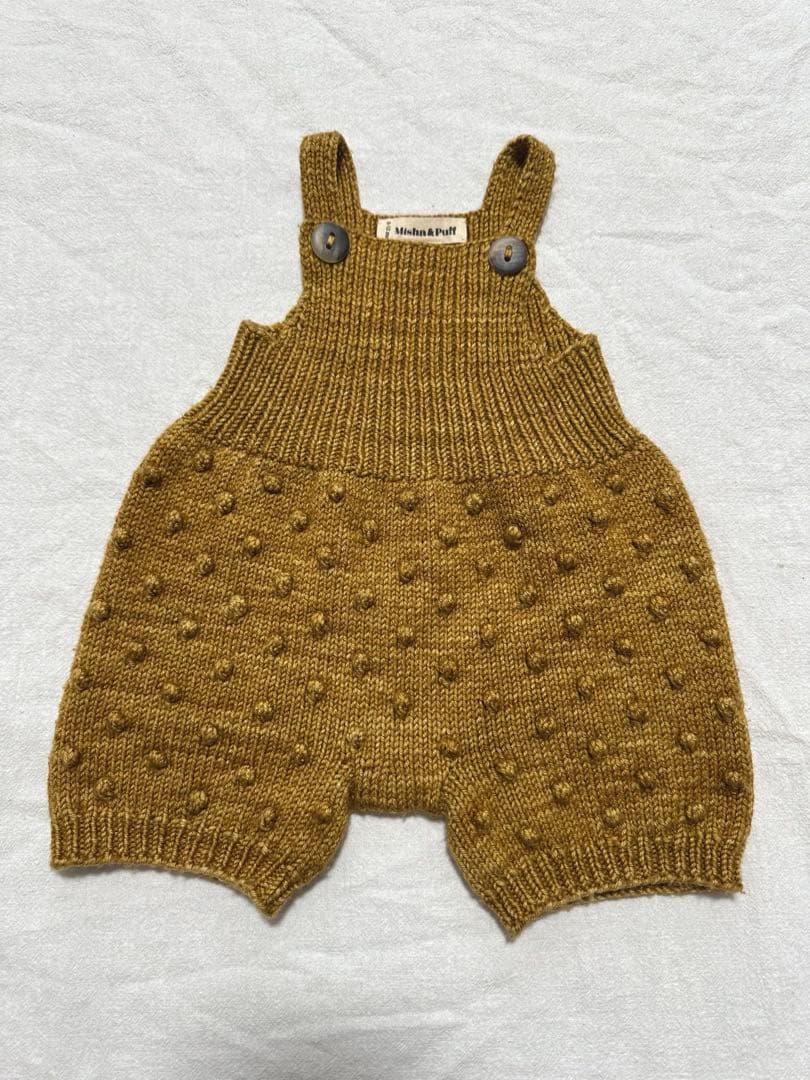 misha and puff ポップコーンロンパース　6-12m