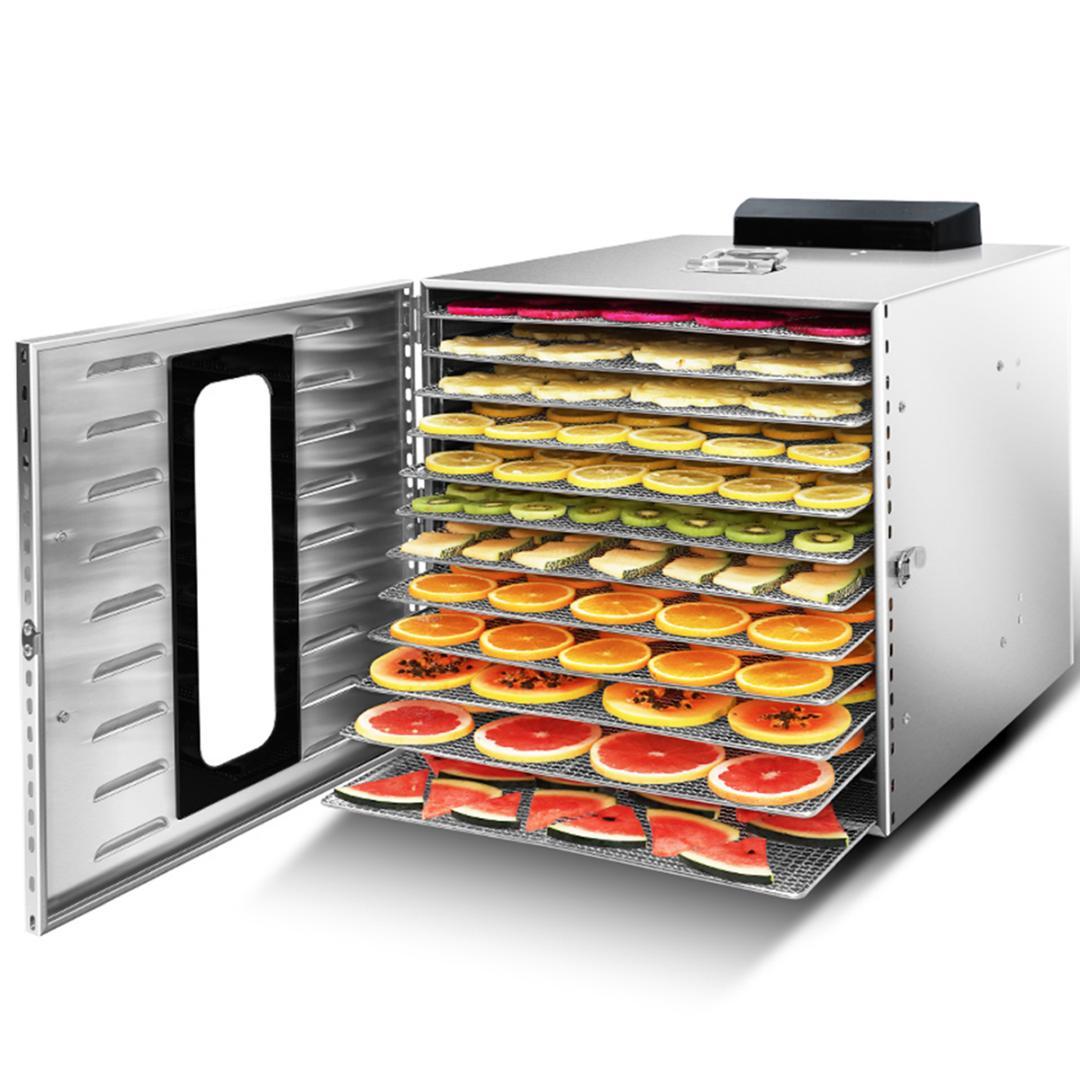 食品乾燥機 12層 フードドライヤー クッキー乾燥機 電気食品脱水機 ドライフ