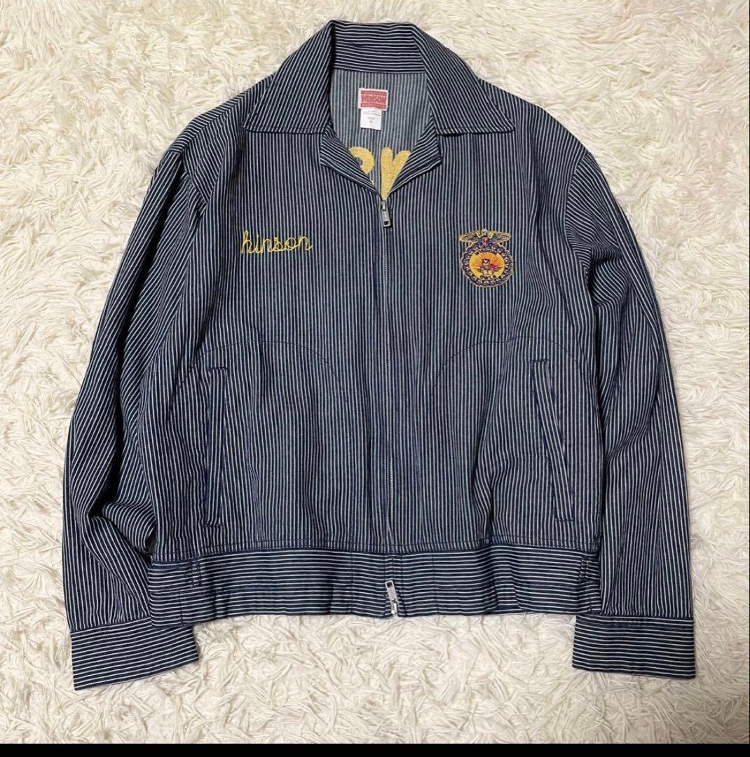 HINSON ジャケット ヒッコリー ストライプ FFA M