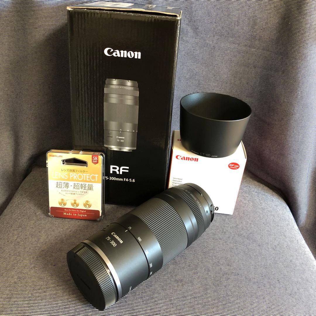 Canon RF75-300mmF4-5.6 ET-60 レンズ保護フィルター