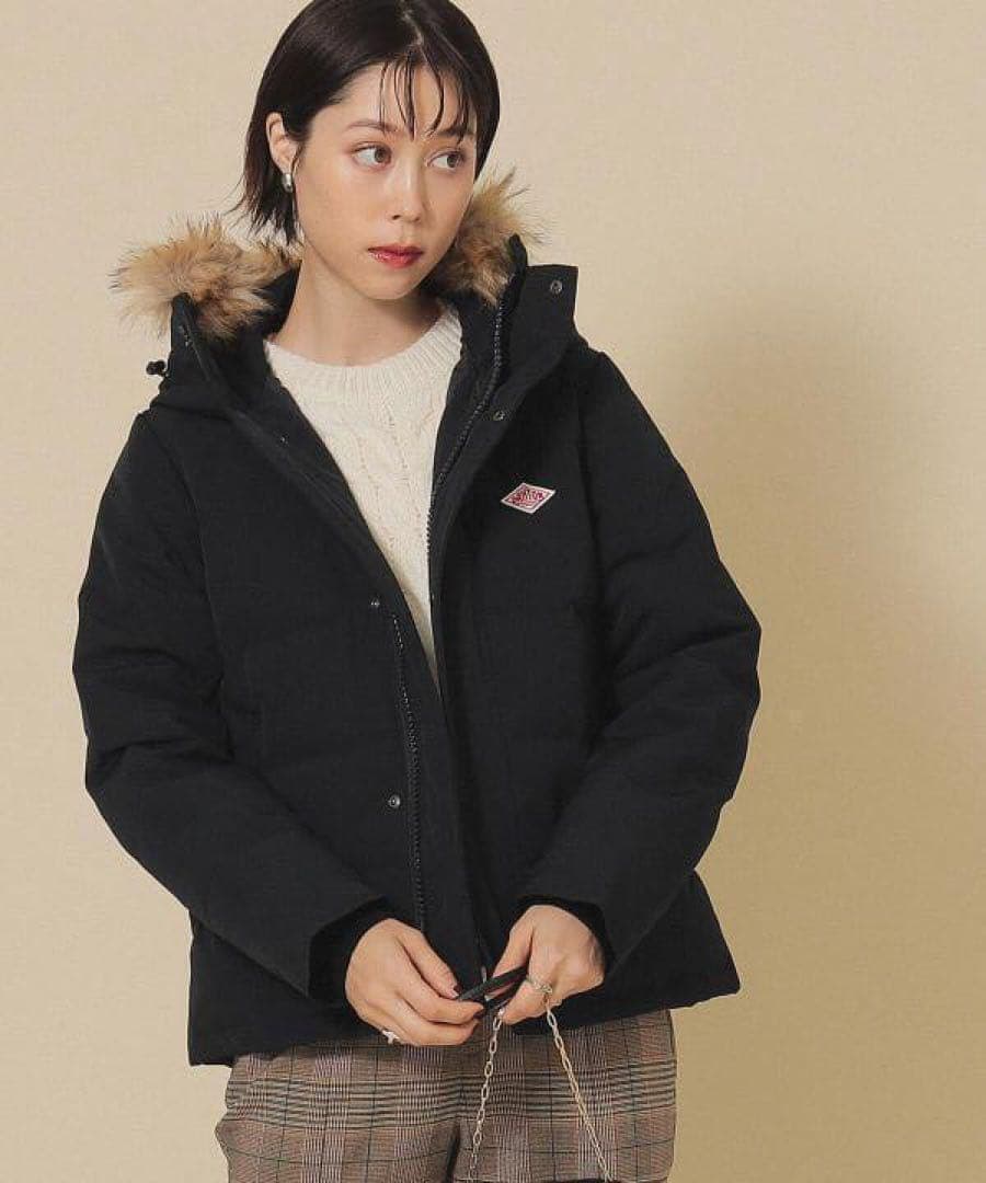 新品 Dantonダントン ショートダウンジャケット　ブラック　BLAK M