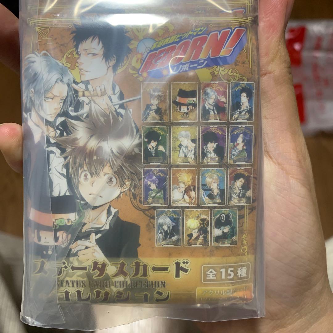 家庭教師ヒットマン REBORN ステータスカード 新品未開封品15点セットx5