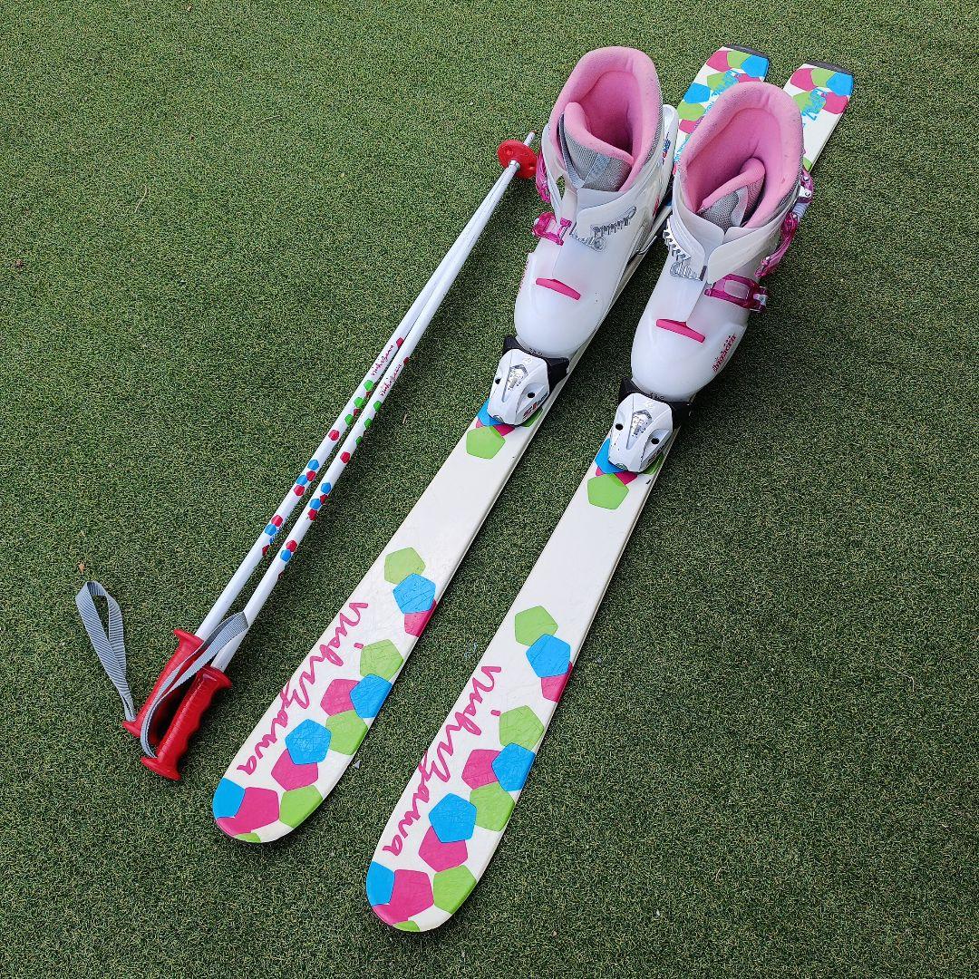 子供用スキーセット値下げ不可 板：120cm ブーツ：23cm
