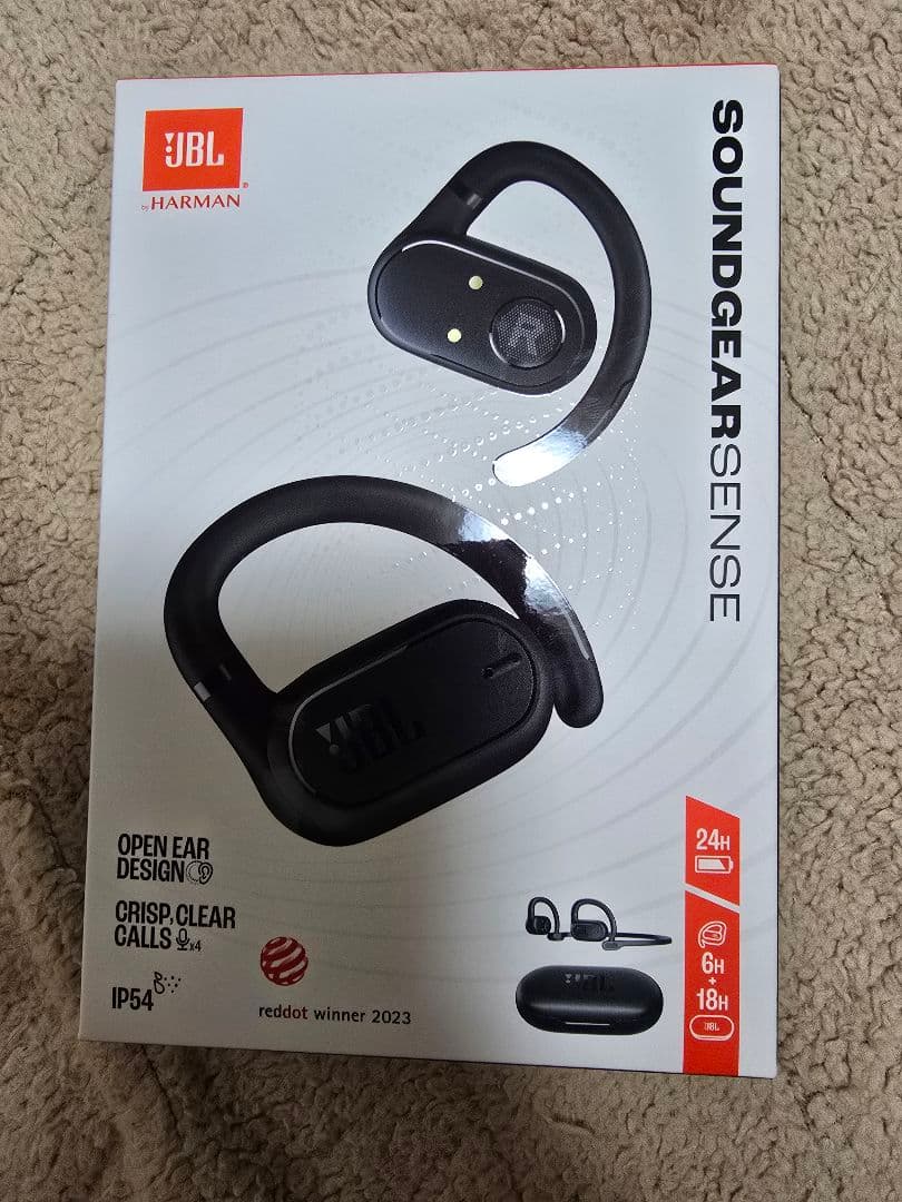 美品JBL SOUNDGEAR SENSE ワイヤレスイヤホン